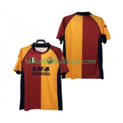 Thuisshirt Retro AS Roma 2000-2001 Mannen S-S