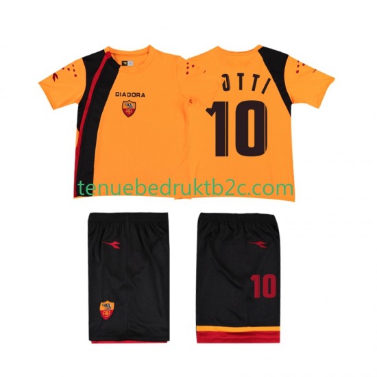 Thuisshirt Retro AS Roma TOTTI 10 Voetbalteneu Kinderen 2005-2006 S-S