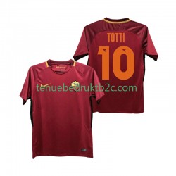 Thuisshirt Retro AS Roma Totti 10 2017-2018 Mannen S-S