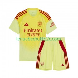 Thuisshirt Arsenal Keeper Voetbalteneu Kinderen 2025-26 S-S