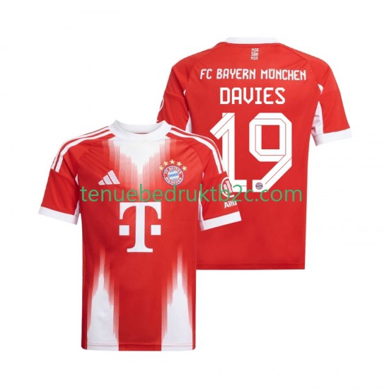 Thuisshirt FC Bayern München Alphonso Davies 19 Mannen 2025-26 S-S