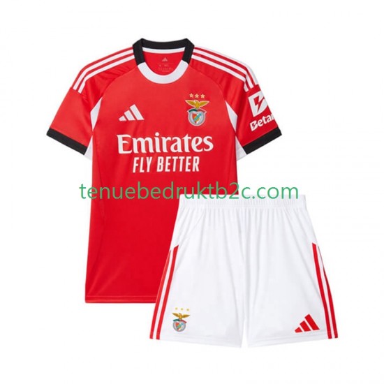 Thuisshirt Benfica Voetbalteneu Kinderen 2025-26 S-S