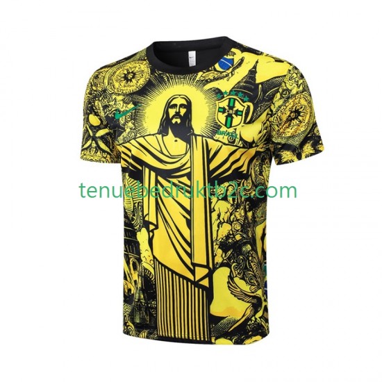 Thuisshirt Brazilië Jesus Mannen 2024 S-S