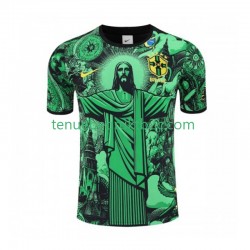 Thuisshirt Brazilië Jesus Mannen 2024-25 S-S Groente
