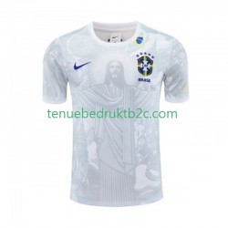 Thuisshirt Brazilië Jesus Mannen 2024-25 S-S Wit