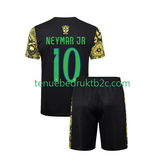 Thuisshirt Brazilië Neymar JR 10 Jesus Voetbalteneu Kinderen 2024 S-S