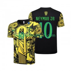 Thuisshirt Brazilië Neymar JR 10 Jesus Mannen 2024 S-S