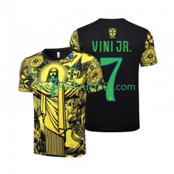 Thuisshirt Brazilië Vinicius Junior 7 Jesus Mannen 2024 S-S