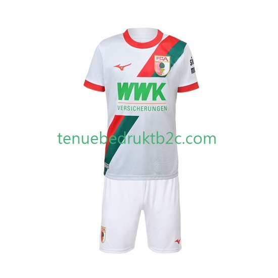 Thuisshirt FC Augsburg Voetbalteneu Kinderen 2025-26 S-S