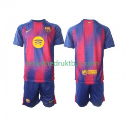 Thuisshirt FC Barcelona Voetbalteneu Kinderen 2025-26 S-S