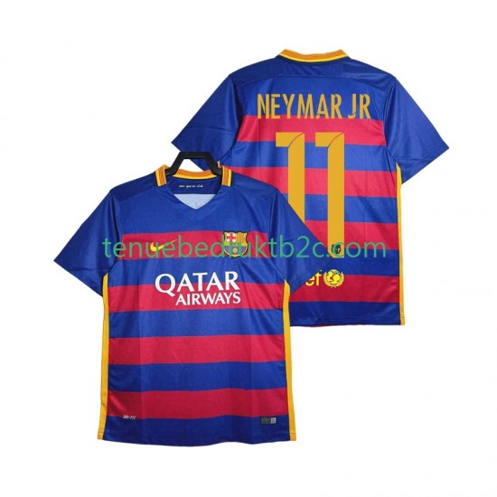 Thuisshirt Retro FC Barcelona Neymar JR 11 2015-2016 Mannen S-S