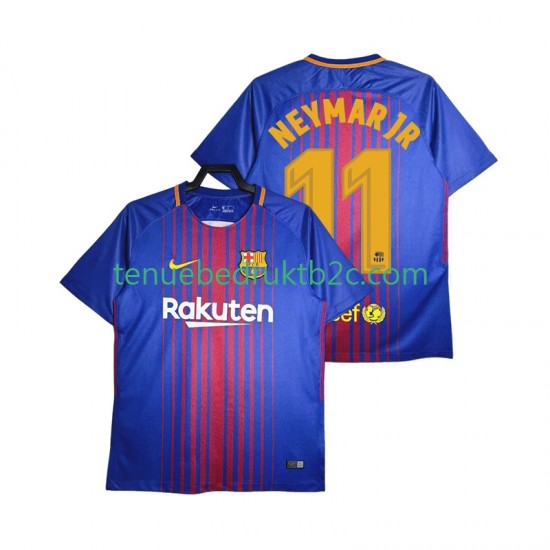 Thuisshirt Retro FC Barcelona Neymar JR 11 2017-2018 Mannen S-S
