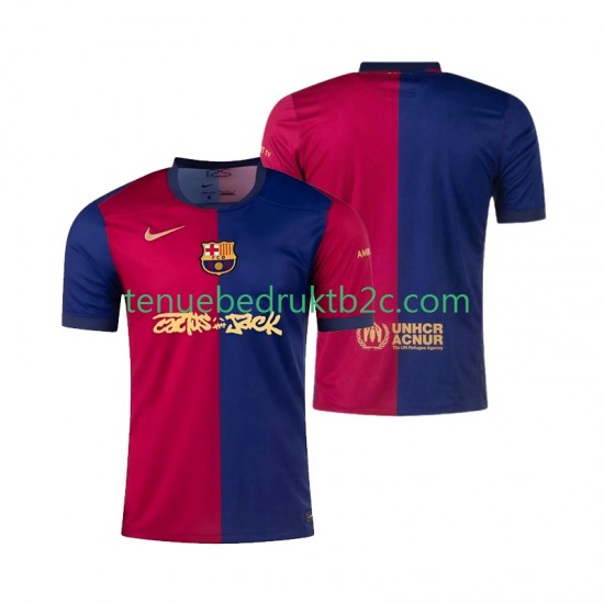 Thuisshirt FC Barcelona TRAVIS SCOTT Mannen 2024-25 S-S