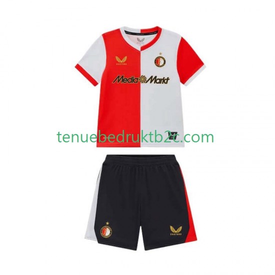 Thuisshirt Feyenoord Rotterdam Voetbalteneu Kinderen 2025-26 S-S