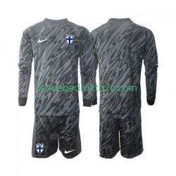 Thuisshirt Finland Keeper Voetbalteneu Kinderen 2024 L-S