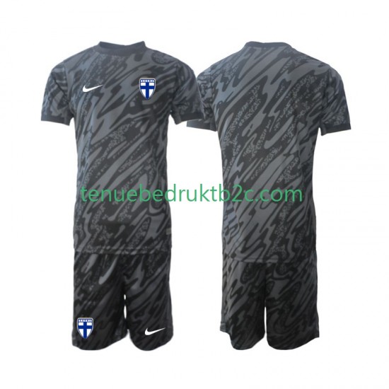 Thuisshirt Finland Keeper Voetbalteneu Kinderen 2024 S-S
