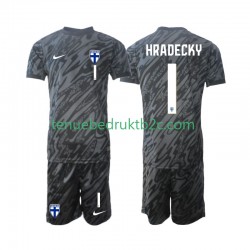 Thuisshirt Finland Keeper HRADECKY 1 Voetbalteneu Kinderen 2024 S-S