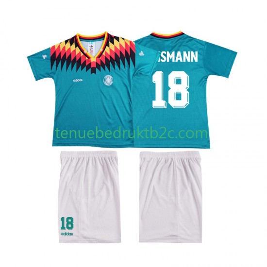 Uitshirt Retro Duitsland KLINSMANN 18 Voetbalteneu Kinderen 1994 S-S
