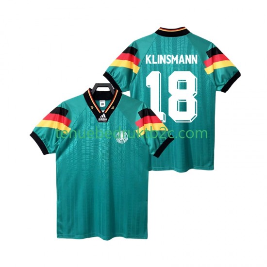 Uitshirt Retro Duitsland KLINSMANN 18 1992 Mannen S-S
