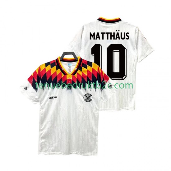 Thuisshirt Retro Duitsland MATTHAUS 10 Mannen 1994 S-S