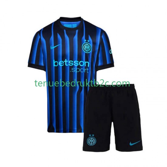 Thuisshirt Inter Milan Voetbalteneu Kinderen 2025-26 S-S