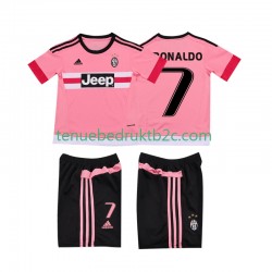 Uitshirt Retro Juventus Cristiano RONALDO 7 2015 2016 Voetbalteneu Kinderen S-S