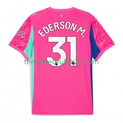 Uitshirt Manchester City Keeper Ederson Moraes 31 Mannen 2025-26 S-S