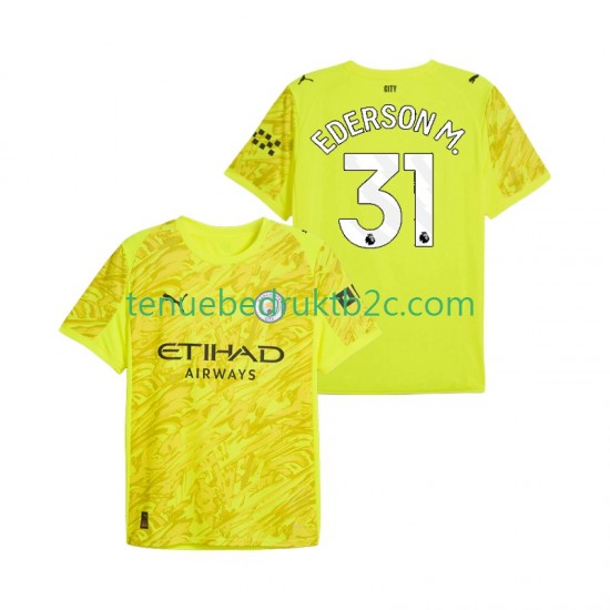 3de shirt Manchester City Keeper Ederson Moraes 31 Mannen 2025-26 S-S