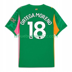 Thuisshirt Manchester City Keeper ORTEGA MORENO 18 Mannen 2025-26 S-S