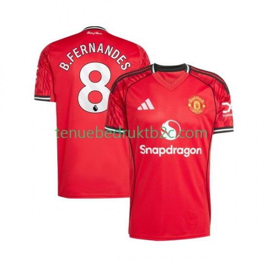Thuisshirt Manchester United Bruno Fernandes 8 Mannen 2025-26 S-S