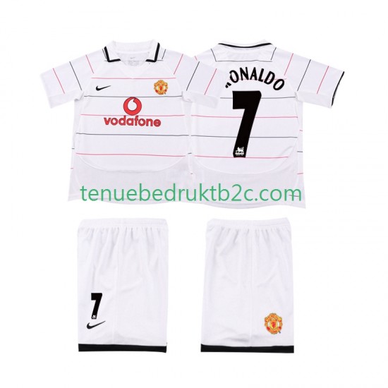 Thuisshirt Retro Manchester United Cristiano Ronaldo 7 2003 2005 Voetbalteneu Kinderen S-S