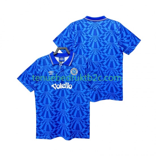 Thuisshirt Retro Napoli 1991 1993 Mannen S-S