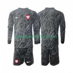 Uitshirt Polen Keeper Voetbalteneu Kinderen 2024 L-S