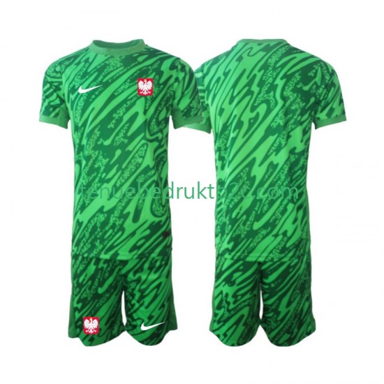 3de shirt Polen Keeper Voetbalteneu Kinderen 2024 S-S