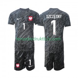 Uitshirt Polen Keeper Szczesny 1 Voetbalteneu Kinderen 2024 S-S