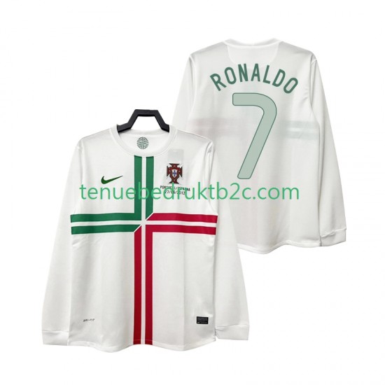Uitshirt Retro Portugal Cristiano Ronaldo 7 2012 Mannen L-S