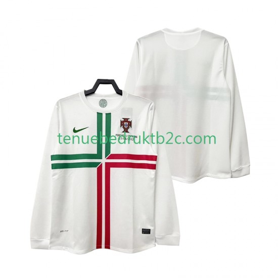 Uitshirt Retro Portugal 2012 Mannen L-S