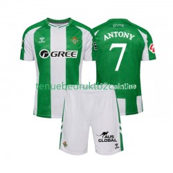 Thuisshirt Real Betis Antony 7 Voetbalteneu Kinderen 2025-26 S-S