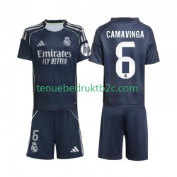 Uitshirt Real Madrid Camavinga 6 Voetbalteneu Kinderen 2025-26 S-S