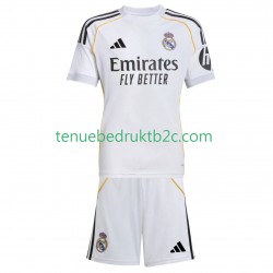 Thuisshirt Real Madrid Voetbalteneu Kinderen 2025-26 S-S