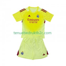4de shirt Real Madrid Keeper Voetbalteneu Kinderen 2025-26 S-S