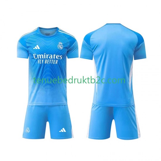 Thuisshirt Real Madrid Keeper Voetbalteneu Kinderen 2025-26 S-S
