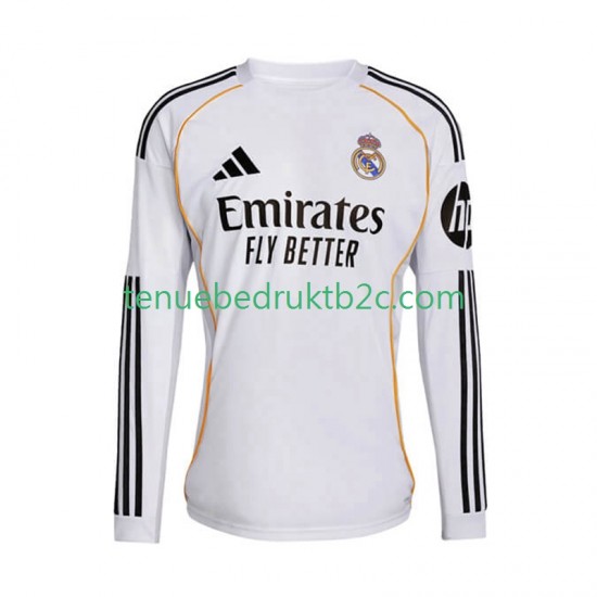 Thuisshirt Real Madrid Mannen 2025-26 L-S