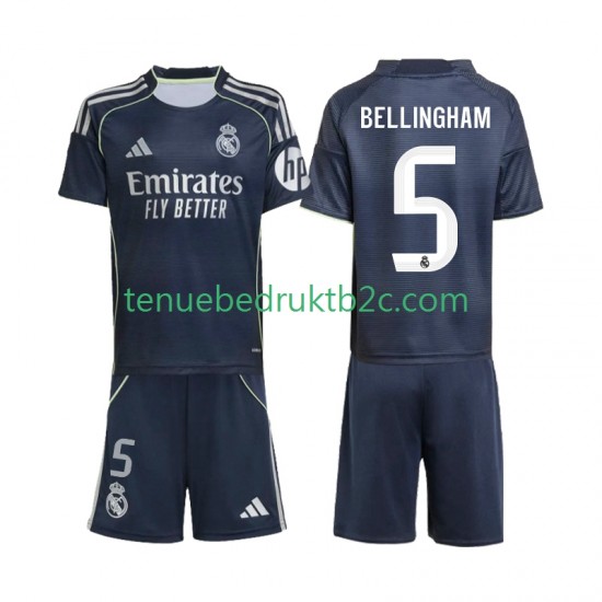 Uitshirt Real Madrid Jude Bellingham 5 Voetbalteneu Kinderen 2025-26 S-S