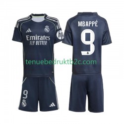 Uitshirt Real Madrid Kylian Mbappe 9 Voetbalteneu Kinderen 2025-26 S-S