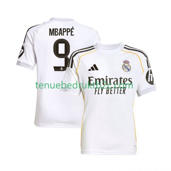 Thuisshirt Real Madrid Kylian Mbappe 9 Mannen 2025-26 S-S