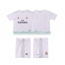 Thuisshirt Retro Real Madrid 2015 2016 Voetbalteneu Kinderen S-S