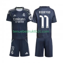 Uitshirt Real Madrid Rodrygo 11 Voetbalteneu Kinderen 2025-26 S-S