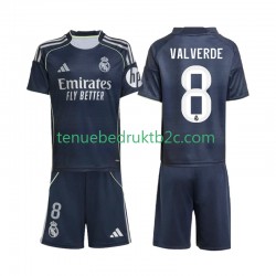 Uitshirt Real Madrid Valverde 8 Voetbalteneu Kinderen 2025-26 S-S