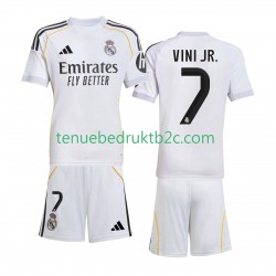 Thuisshirt Real Madrid Vinicius Junior 7 Voetbalteneu Kinderen 2025-26 S-S